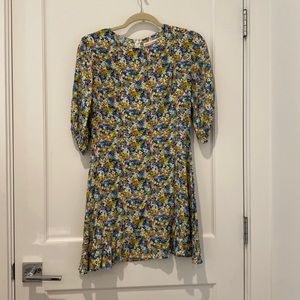 Faithfull the Brand floral shift dress size small